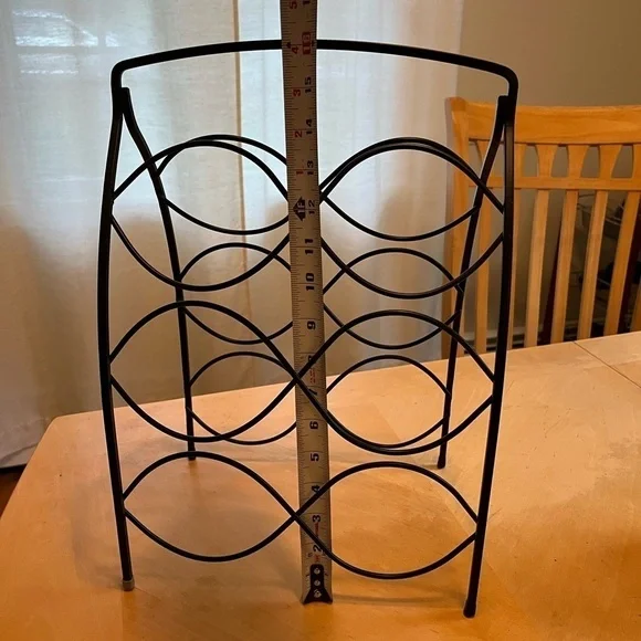 Metal Wine Rack 6 Bottle Tabletop - Picture 8 of 9